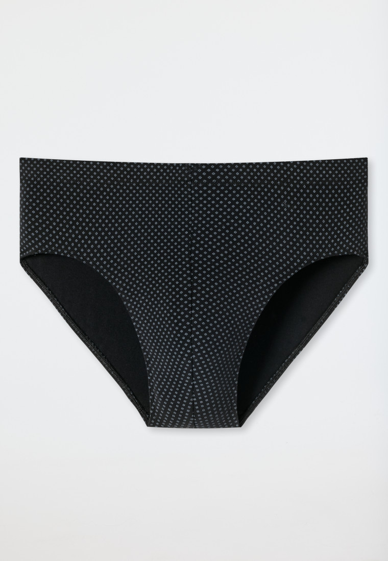Mini slip con fantasia, nero - Cotton Casuals