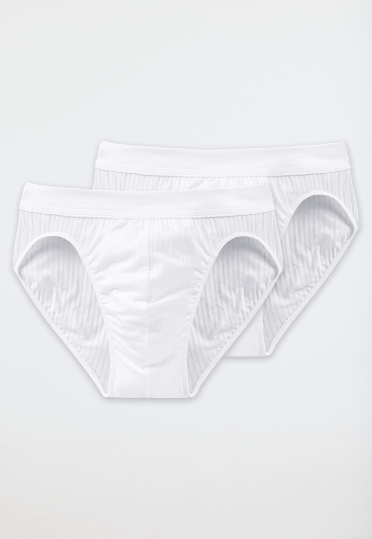Confezione da 2 slip Rio di colore bianco - Authentic