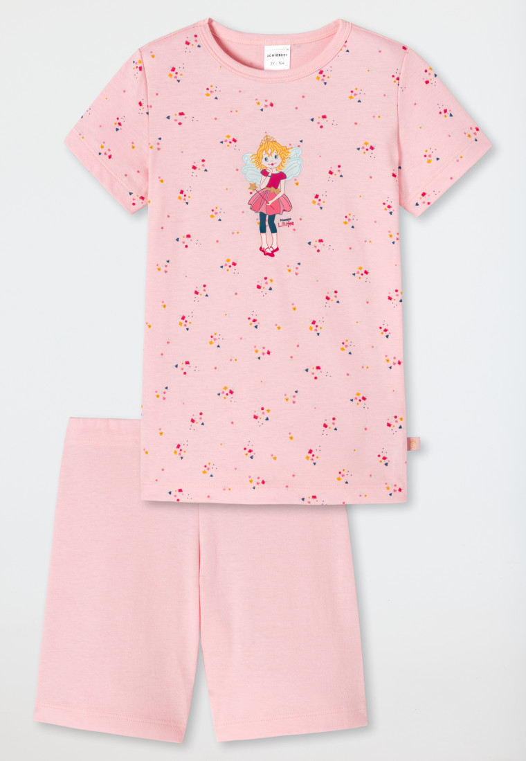 Short pajamas organic cotton flowers ballerina pink - Princess Lillifee