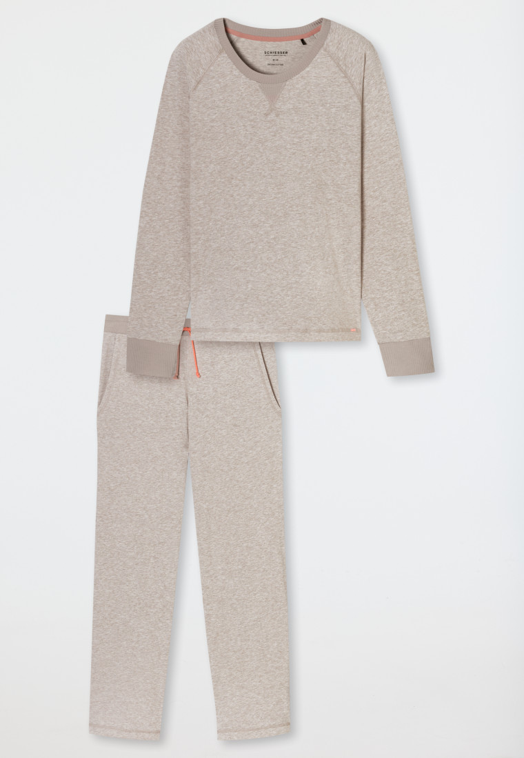 Schlafanzug lang natur - Casual Nightwear