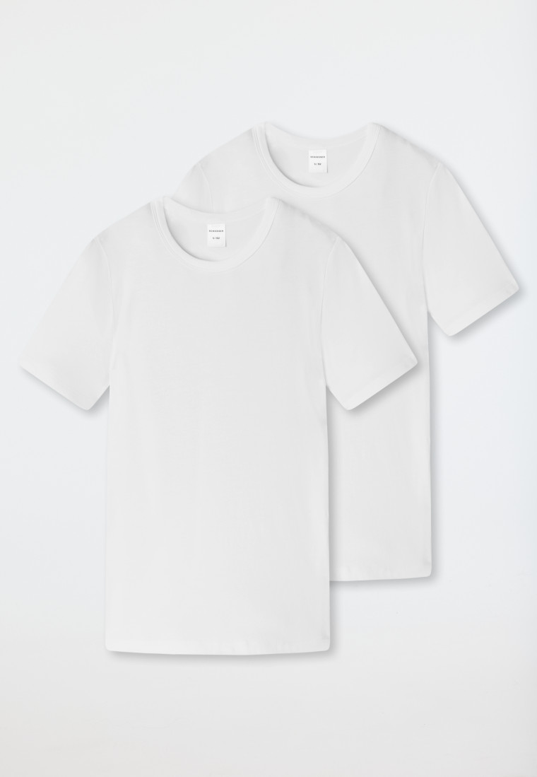 Shirt korte mouwen 2-pack organic 