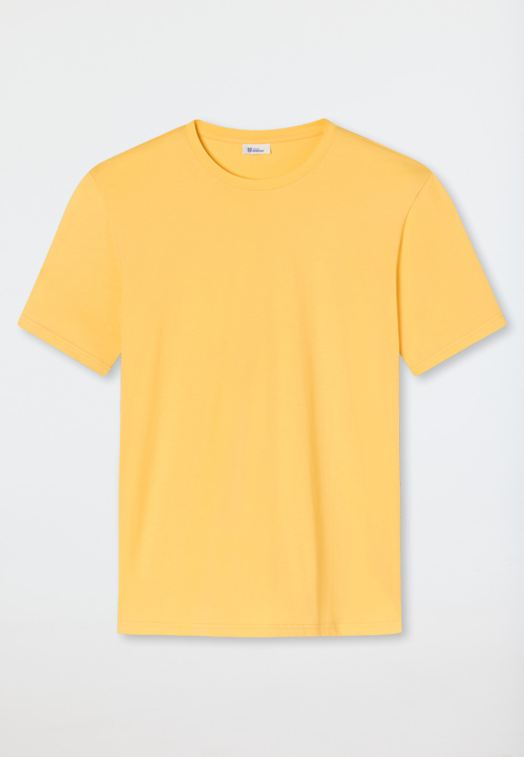 Shirt korte mouwen geel - Revival Hannes