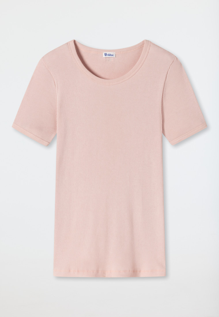 Shirt korte mouwen rosé - Revival Greta