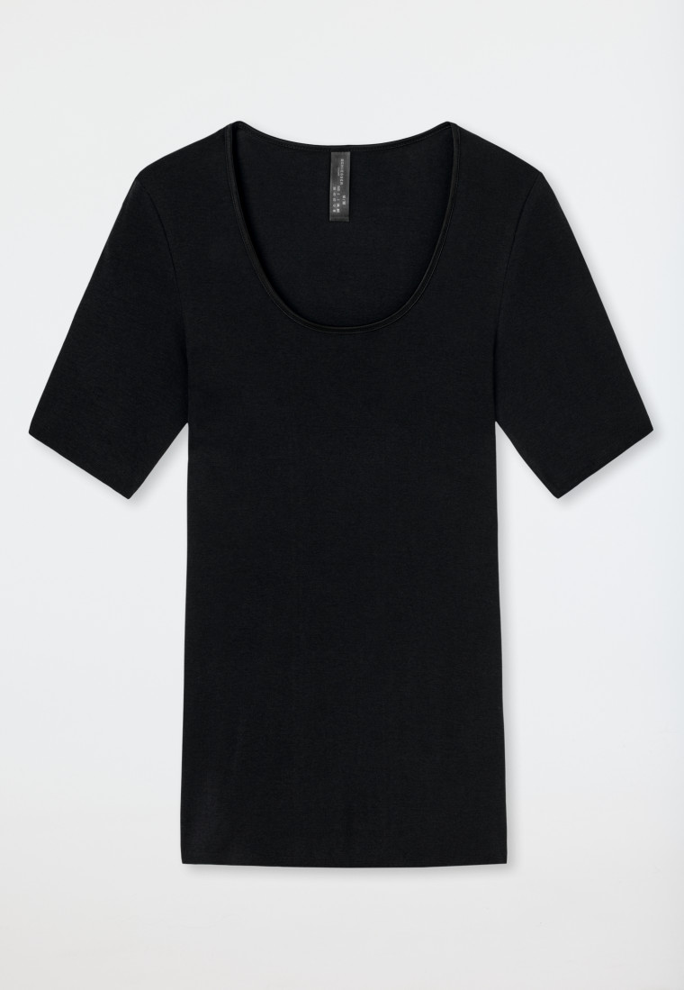 Black short-sleeved shirt - Luxury