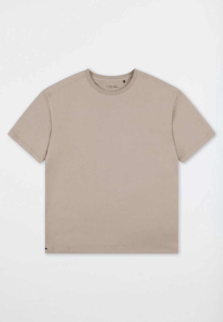 Shirt korte mouw kwaliteit clay - Mix+ Relax