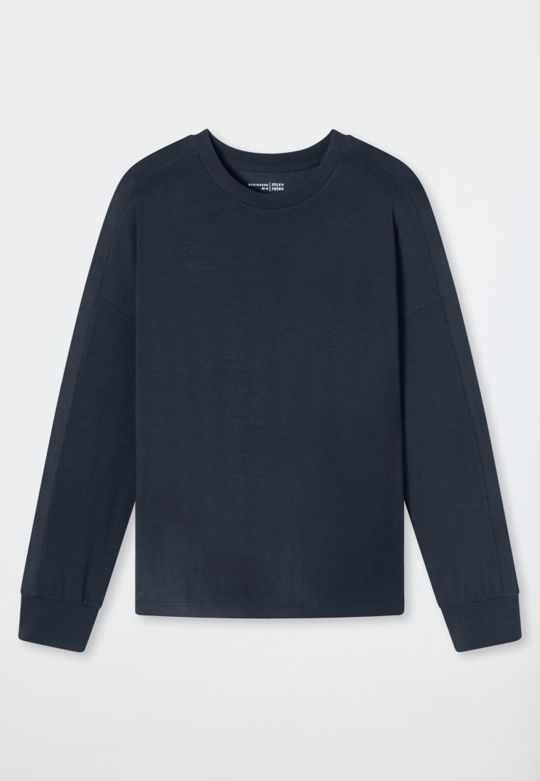 Shirt langarm nachtblau - Mix+Relax