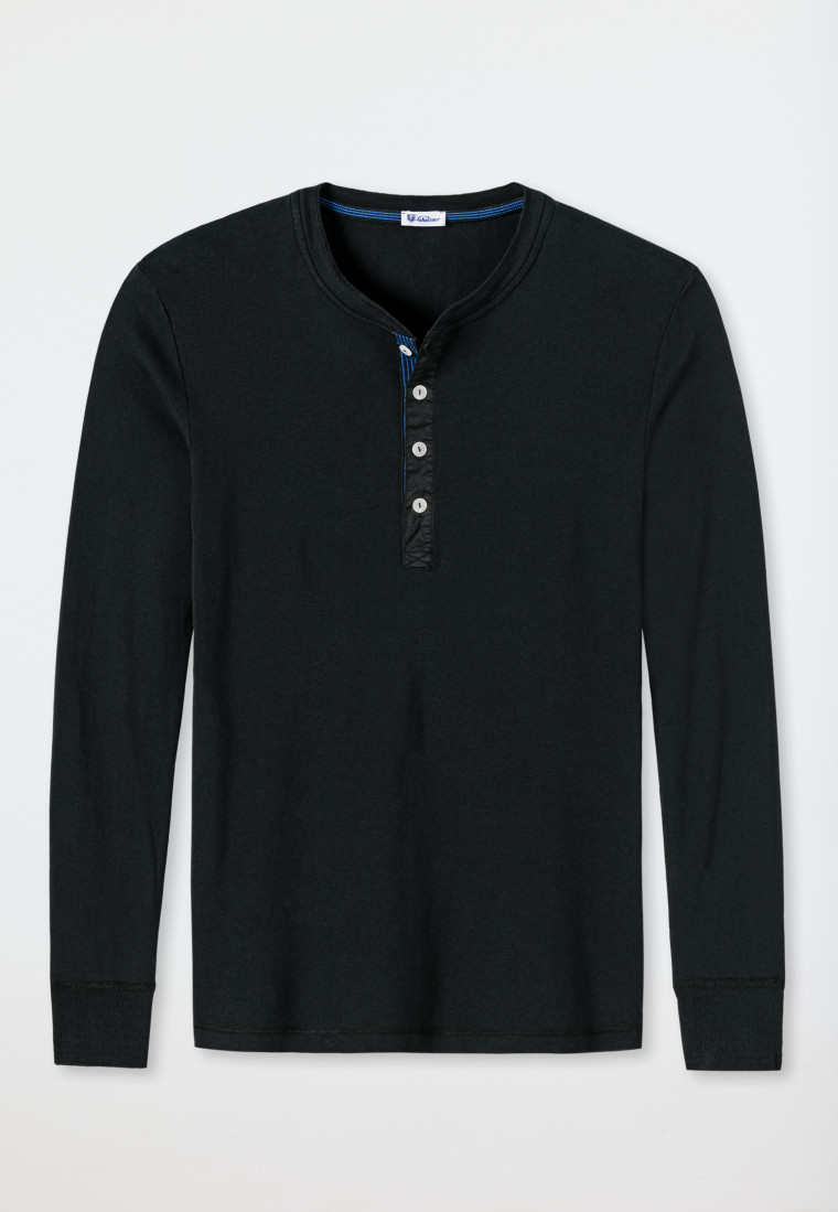 Shirt langarm schwarz - Revival Karl-Heinz