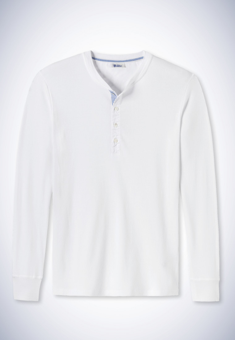 T-shirt manches longues blanc - Revival Karl-Heinz
