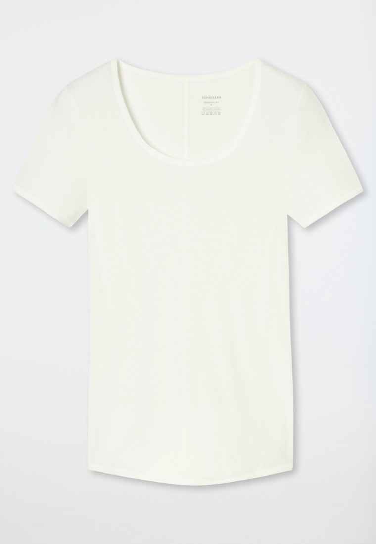 Shirt kurzarm naturweiß - Personal Fit