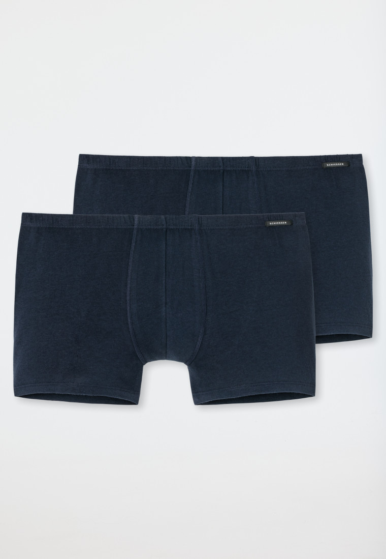 Short set van 2 stuks donkerblauw - Essentials