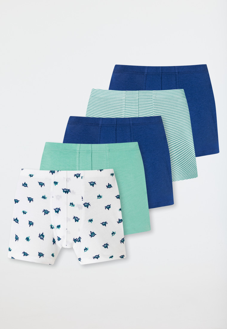 Slip Intimo Bambini Schiesser - Tessuto Tencel Morbido E Traspirante - Confezione Multipack