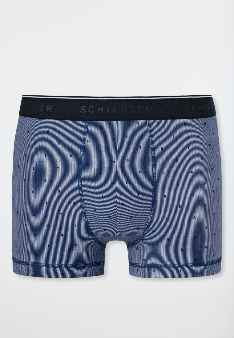Boxer briefs letters striped aquamarine/dark blue - Fashion Daywear