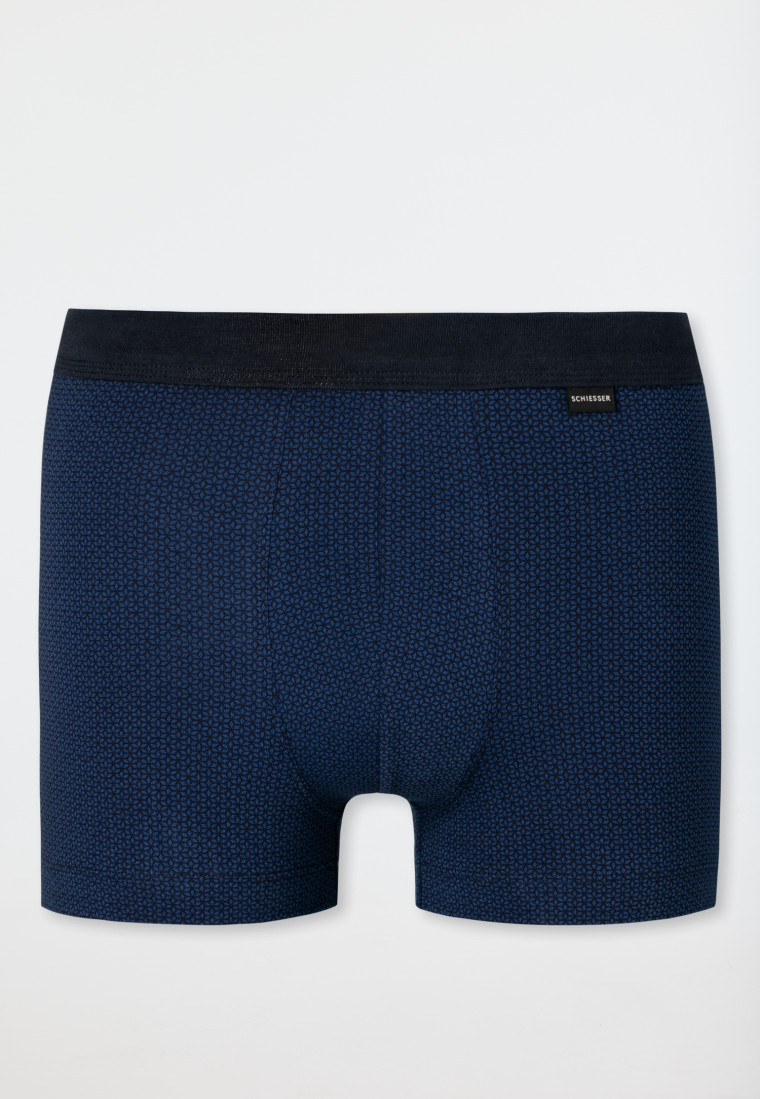 Boxer briefs graphic pattern dark blue/royal blue - Fashion Daywear