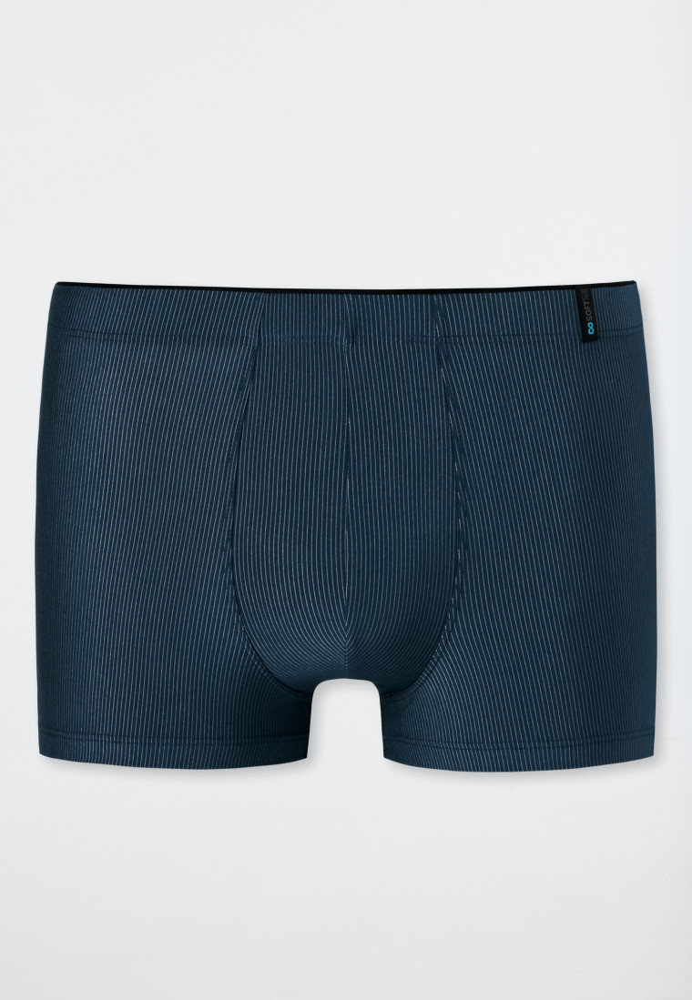Boxer in modal a righe blu scuro/bianco - Long Life Soft