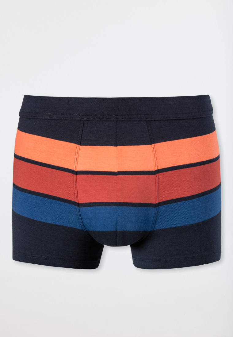 Boxer in cotone organico a righe larghe multicolore - Fashion Daywear