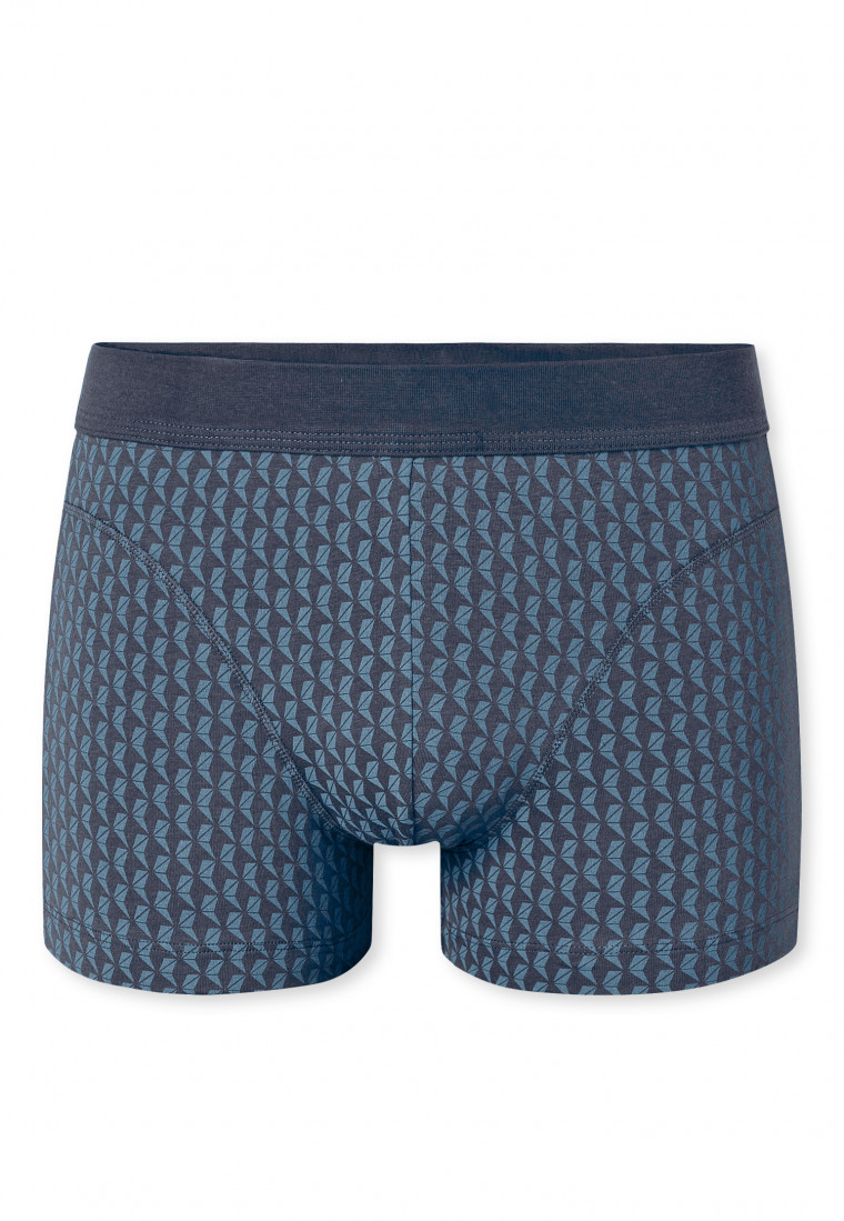 Shorts Coton Bio imprimé graphite - Comfort Fit
