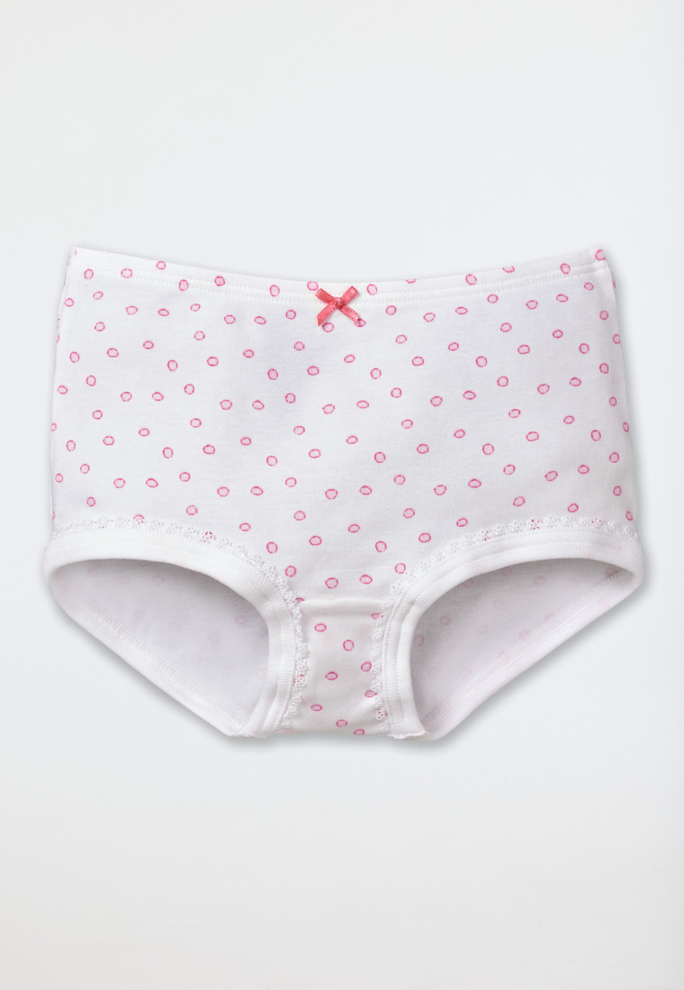 White shorts with pink-colored spots - Original Classics