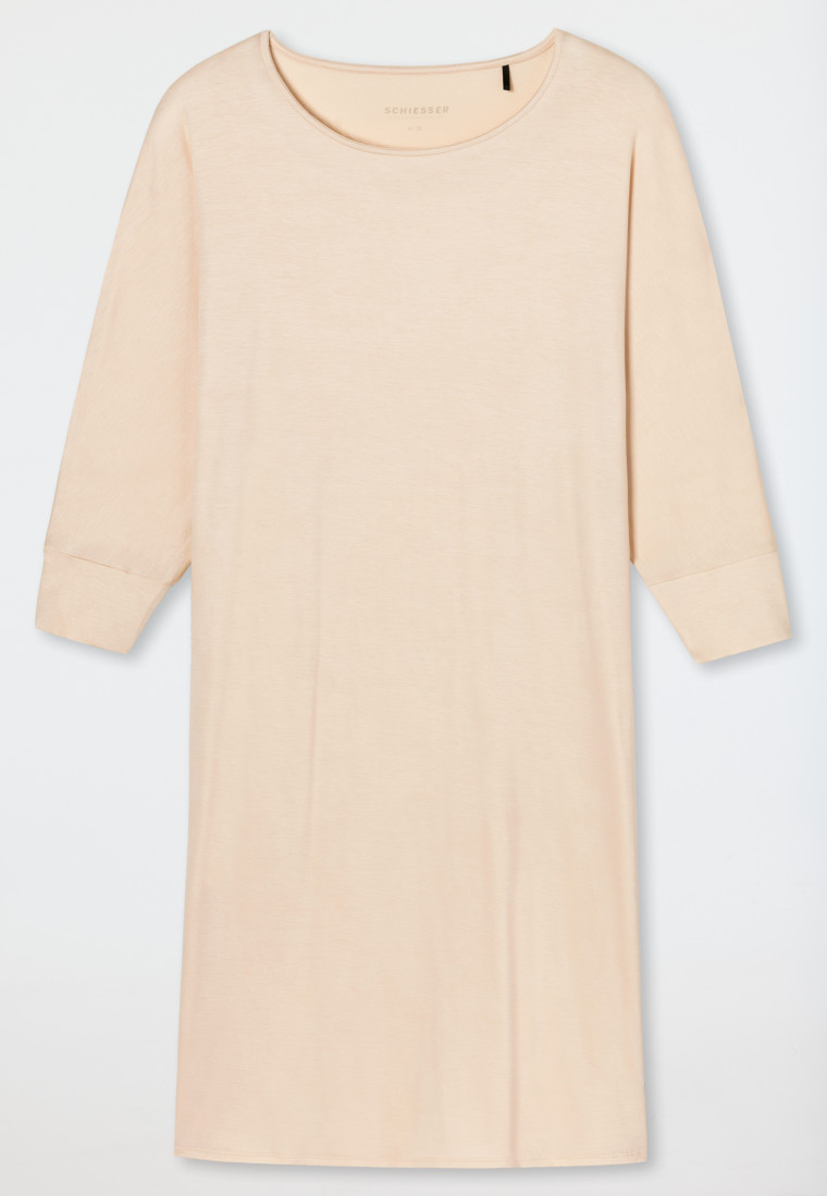 Sleep shirt 3/4 sleeve Tencel batwing sleeves sahara - selected! premium inspiration