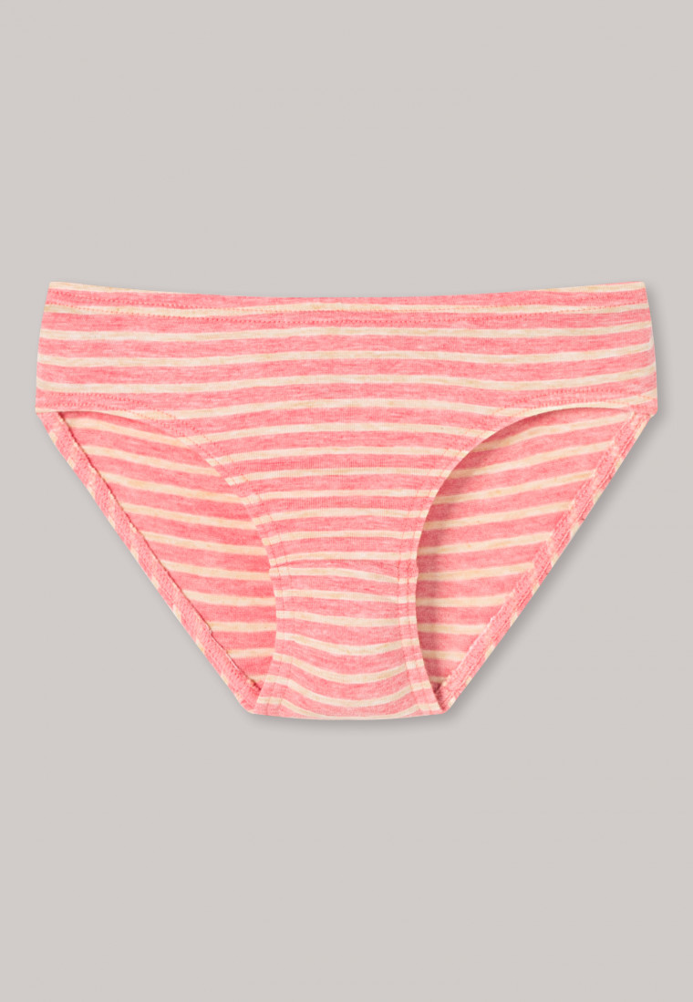 Panty organic cotton Natural Dye stripes pink - Natural Love