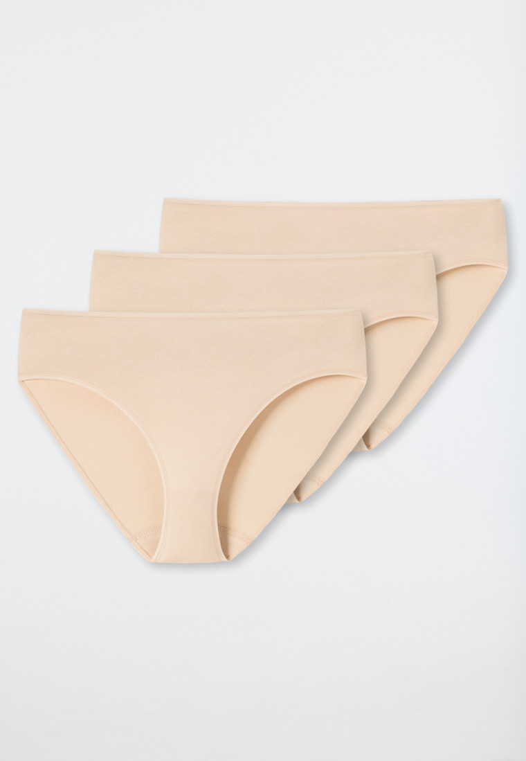 3-pack sand-colored slips - Essentials
