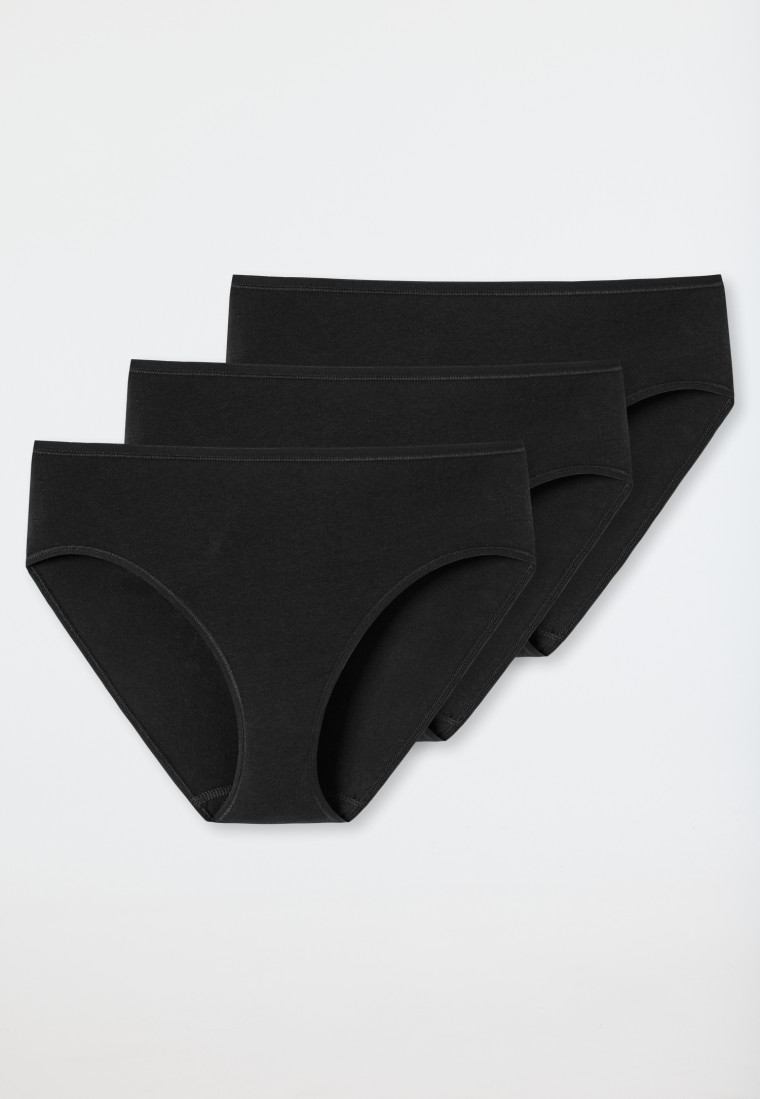 3-pack black pants - Essentials
