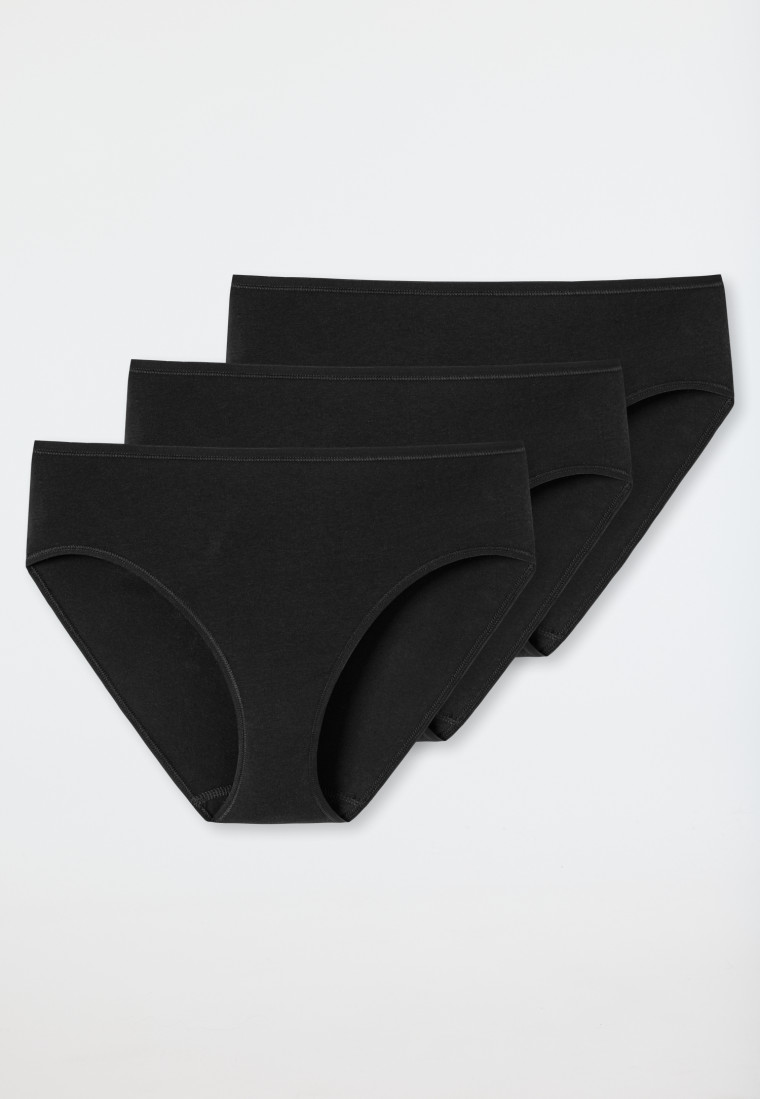 Slips set van 3 zwart - Essentials