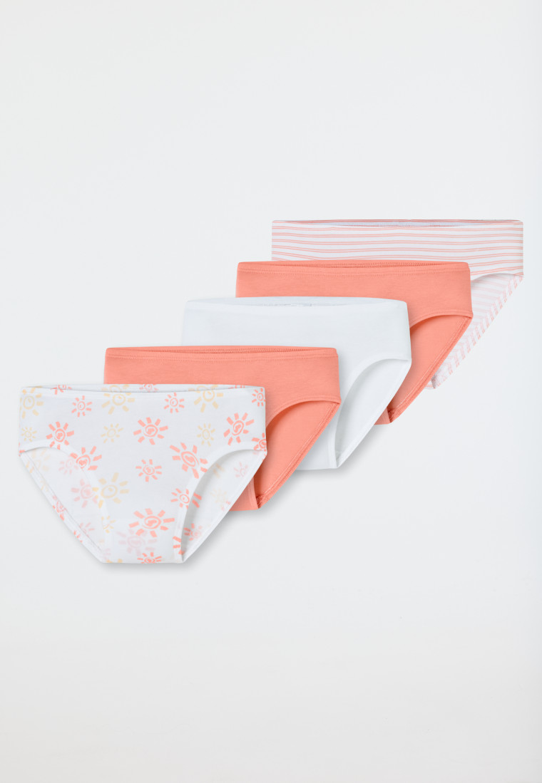 Slips 5er-Pack Organic Cotton mehrfarbig - 95/5