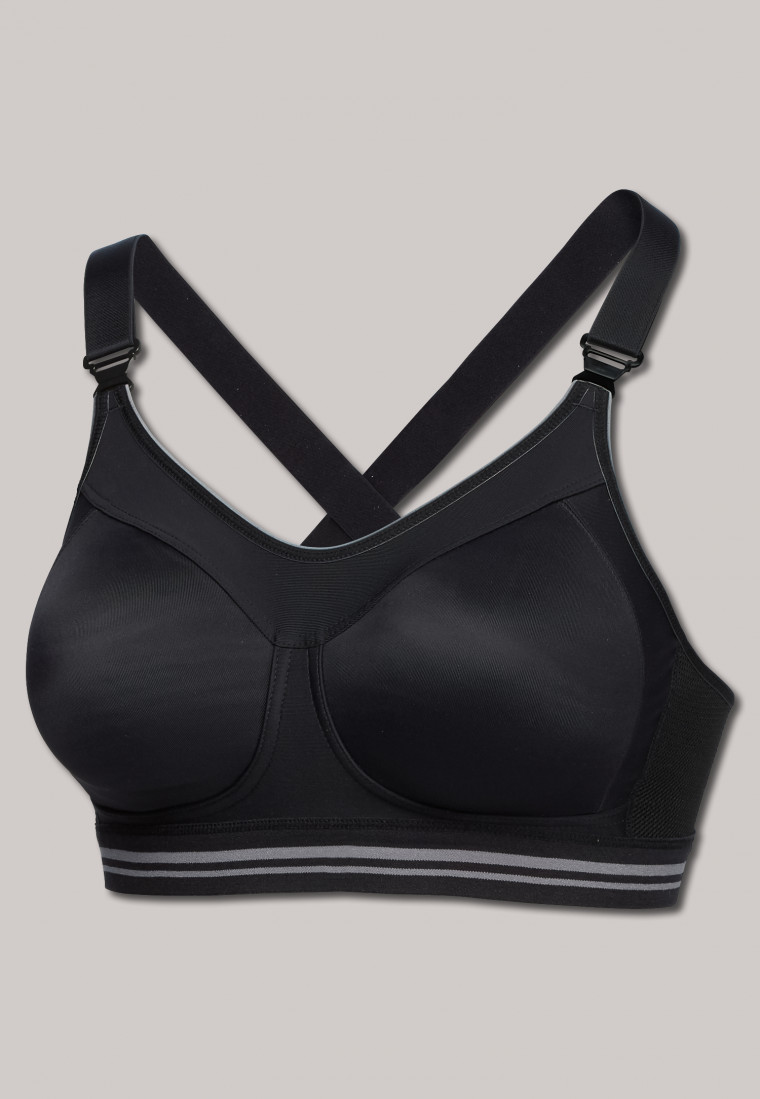 Sport-BH Aktiv High Impact schwarz - SCHIESSER Sport