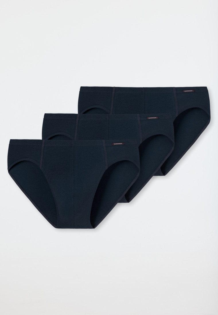 super mini briefs 3-pack dark blue - Essentials