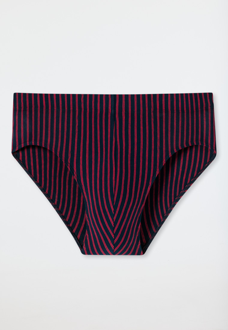 Slip supermini coton bio rayures multicolore  95/5