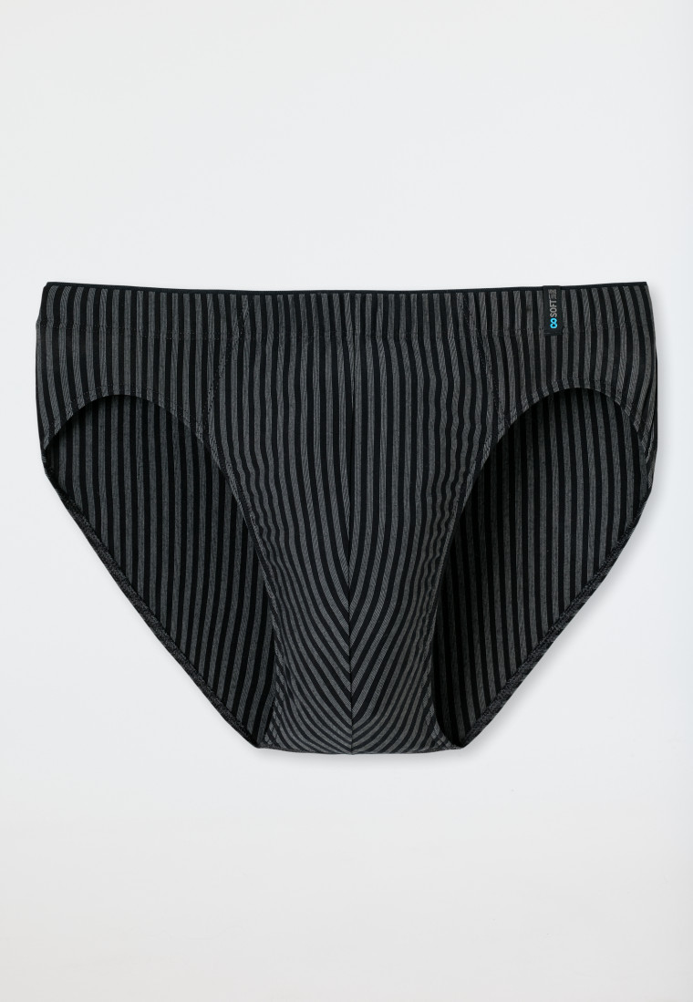 Super mini brief blue-black striped - Long Life Soft