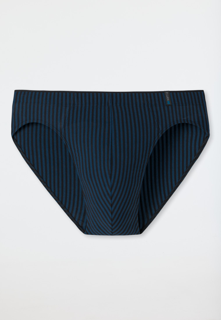 Slip supermini blu navy-nero a righe - Long Life Soft