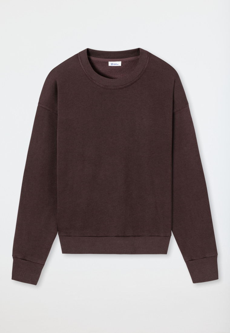 Pull manches longues aubergine - Revival Lena