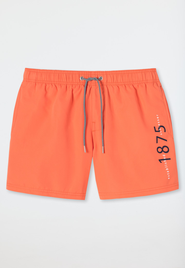 Swim trunks woven fabric apricot 