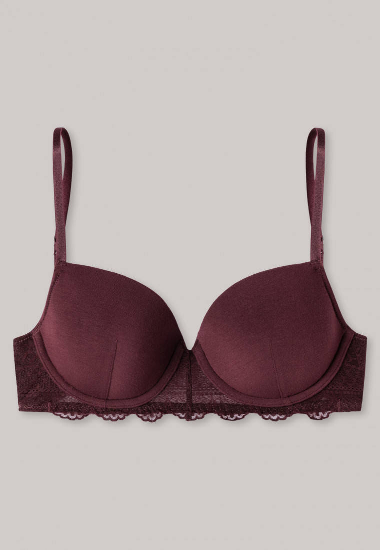 T-shirt bra with cups and underwire 