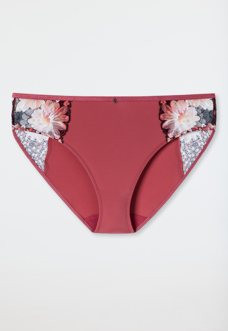 Tai panty sustainable microfiber lace berry - Summer Floral Lace