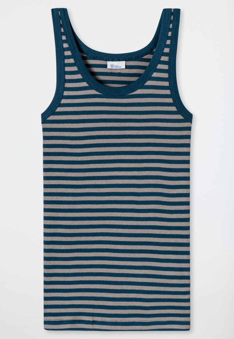 Tanktop bruin-grijs - Revival Friedrich