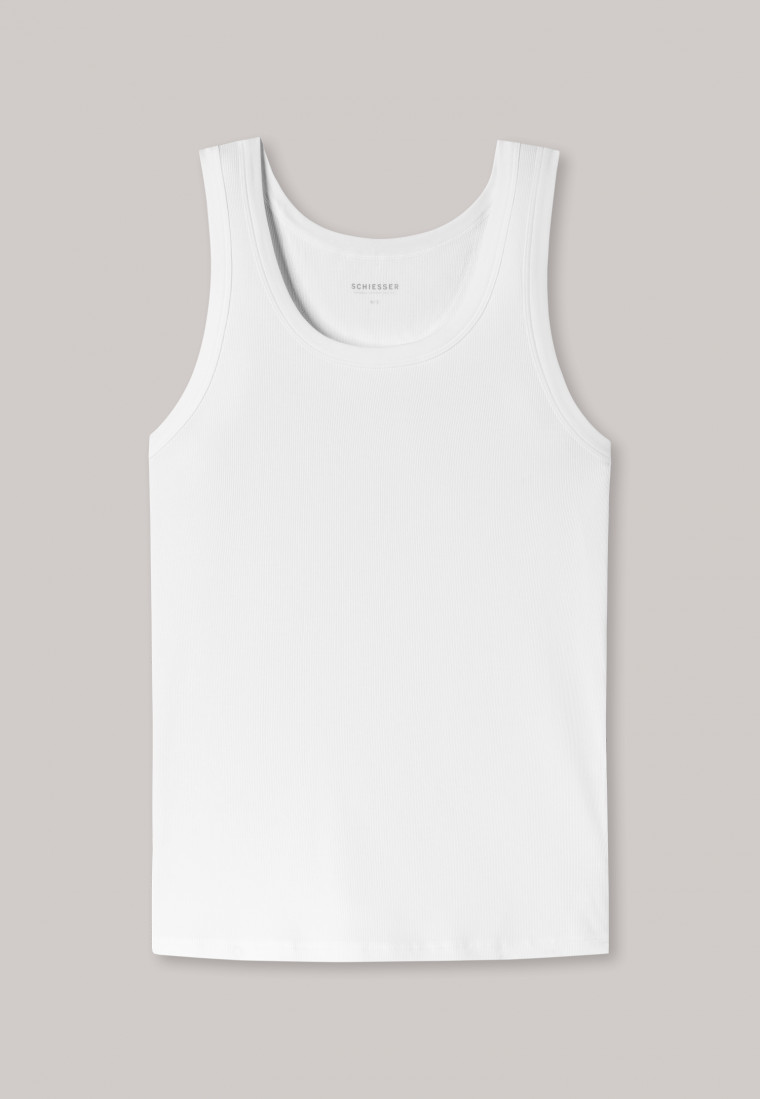 Undershirt double rib organic cotton 