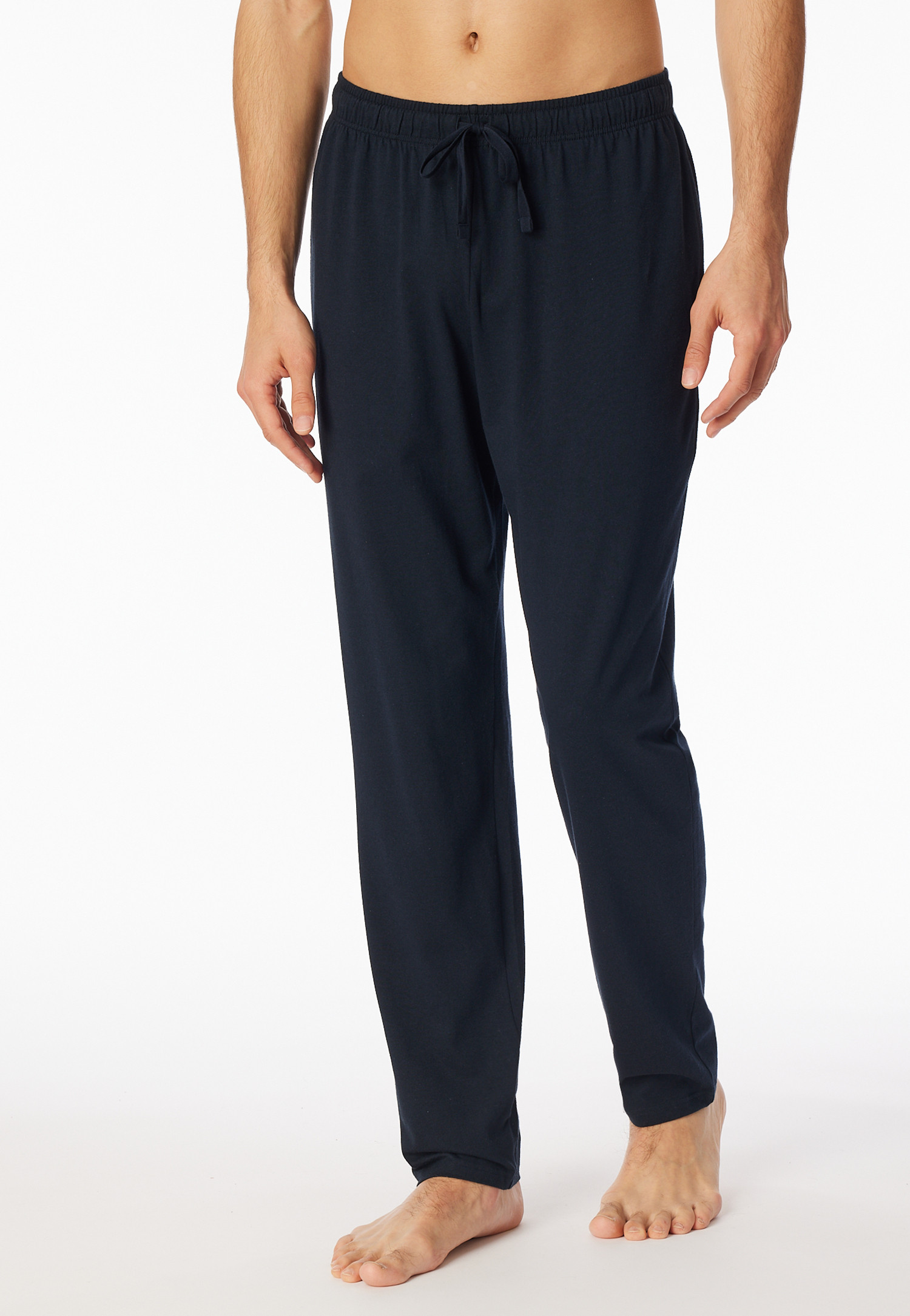 Hose lang dunkelblau - Mix+Relax | SCHIESSER