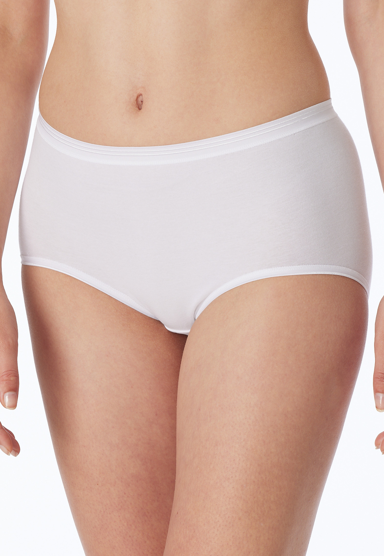 Slip Homme Schiesser Sportslip Coton Finition Côtes Taille XXXL - Neuf Avec étiquettes, Blanc