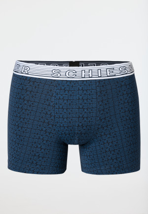 Lot de 3 shorts : bleu jeans / bleu nuit / bleu imprimé - 95/5