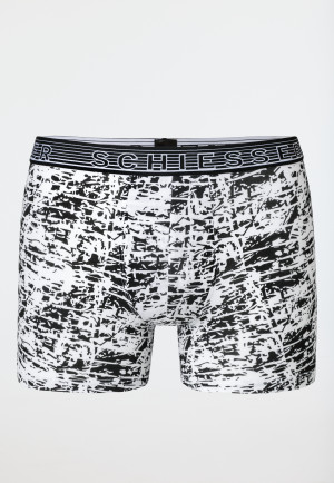 Lot de 3 shorts noirs / imprimés noir et blanc - 95/5