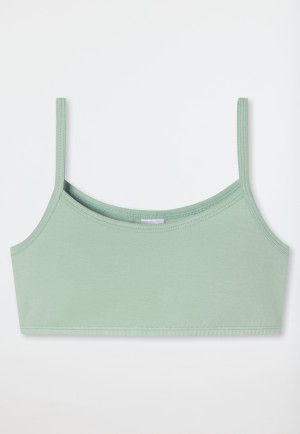 Bustiers, set van 2, grafiet/pastelgroen - 95/5