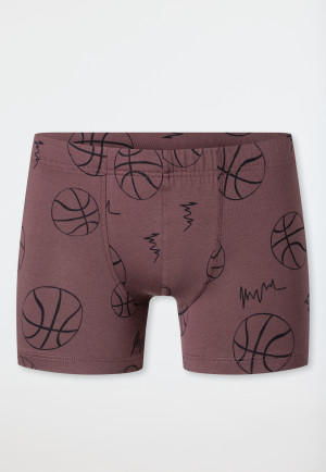Shorts, 5-pack, Stripes, Dark Blue/Cocoa Brown - 95/5