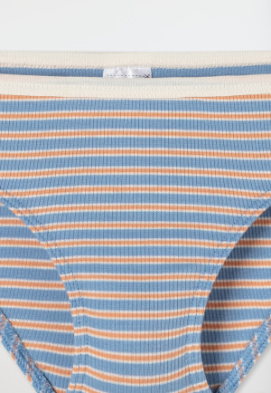 Air Double Rib Striped Briefs - Double Rib