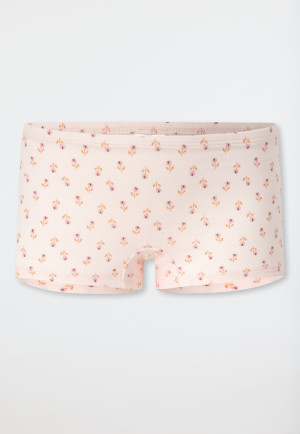 Set van 3 korte shortjes met streepjes en bloemetjes, roze - 95/5