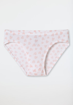 Briefs 5-pack Organic Cotton striping hearts multi-colored - 95/5