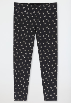 Leggings, 2-pack, Bows, graphite - 95/5