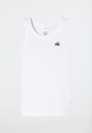 Lot de 2 maillots de corps renard bleu/blanc - Fine Rib