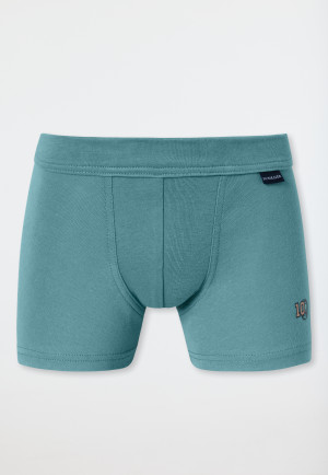 Shorts 2-pack green - Fine Rib